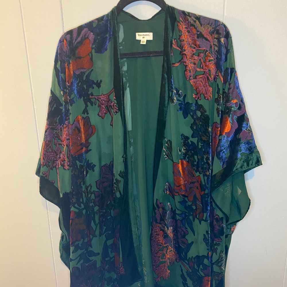 Green kimono wrap one size